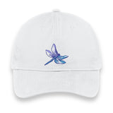 Embroidered Baseball Cap, Dragonfly Hat, Adjustable Cap with Dragonfly, Dragonfly Lover Gift Cap, Dragonfly Embroidered Cap, Dragonfly Cap.