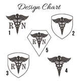 Custom RN Embroidered Hat with Medical Symbol, Nurse Graduation Gift, Unisex Cap for Registered Nurses, Healthcare Workwear