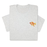 Goldfish Embroidered T-shirt Gift, Custom Embroidered Fish T-Shirt, Embroidered Goldfish Tee, Goldfish T-Shirt Unisex, Aquarist T-Shirt!