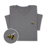 Bumblebee Embroidered T-Shirt, Cute Bee Shirt, Nature Lover Gift, Unisex Tee