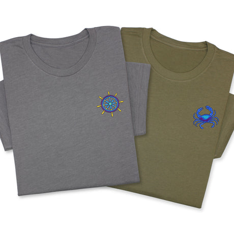 Custom Fish Embroidered T-Shirt, Tropical & Betta Fish Design, Ocean Lover Tee, Cute Marine Animal Shirt, Personalized Sea Life Gift Unisex