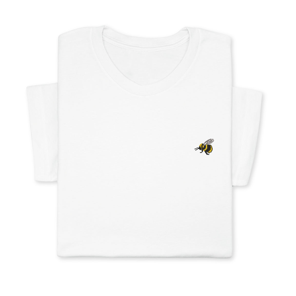 Bumblebee Embroidered T-Shirt, Cute Bee Shirt, Nature Lover Gift, Unisex Tee