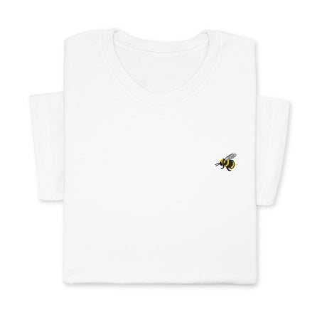 Bumblebee Embroidered T-Shirt, Cute Bee Shirt, Nature Lover Gift, Unisex Tee