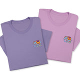 Colorful Elephant Embroidered T-Shirt, Boho Wildlife Design Tee, Whimsical Animal Gift, Artistic Nature  Shirt, Unique Embroidery Look