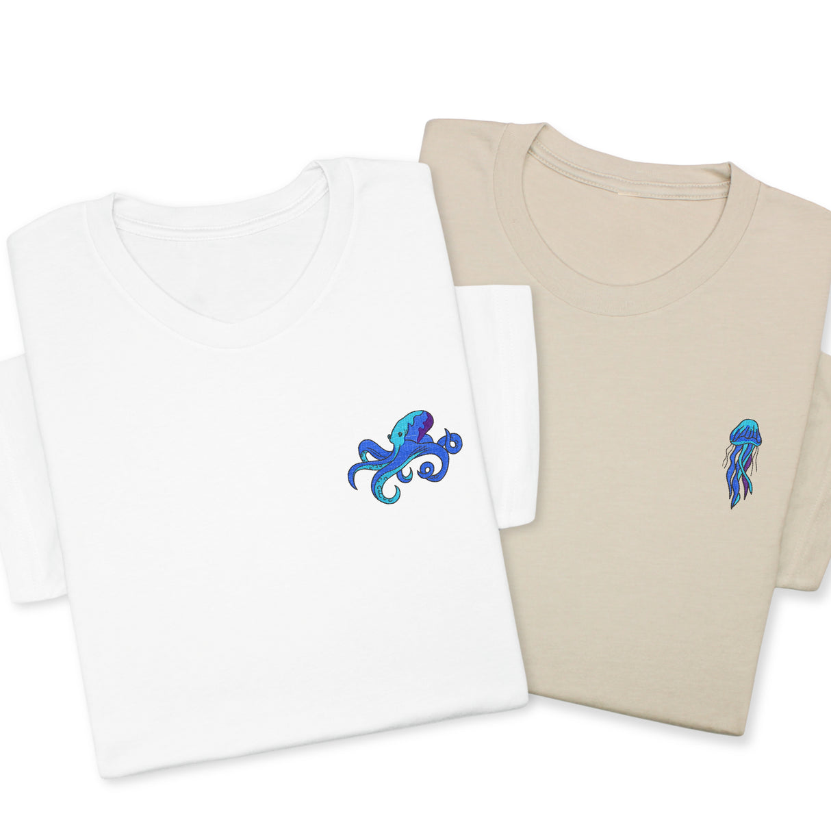 Custom Fish Embroidered T-Shirt, Tropical & Betta Fish Design, Ocean Lover Tee, Cute Marine Animal Shirt, Personalized Sea Life Gift Unisex