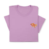 Goldfish Embroidered T-shirt Gift, Custom Embroidered Fish T-Shirt, Embroidered Goldfish Tee, Goldfish T-Shirt Unisex, Aquarist T-Shirt!