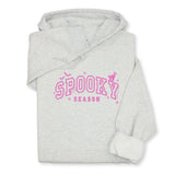 Spooky Season Embroidered Hoodie & Sweatshirt – Halloween Pullover, Cozy Fall Layer with Cat, Bats & Webs, Unisex October Gift
