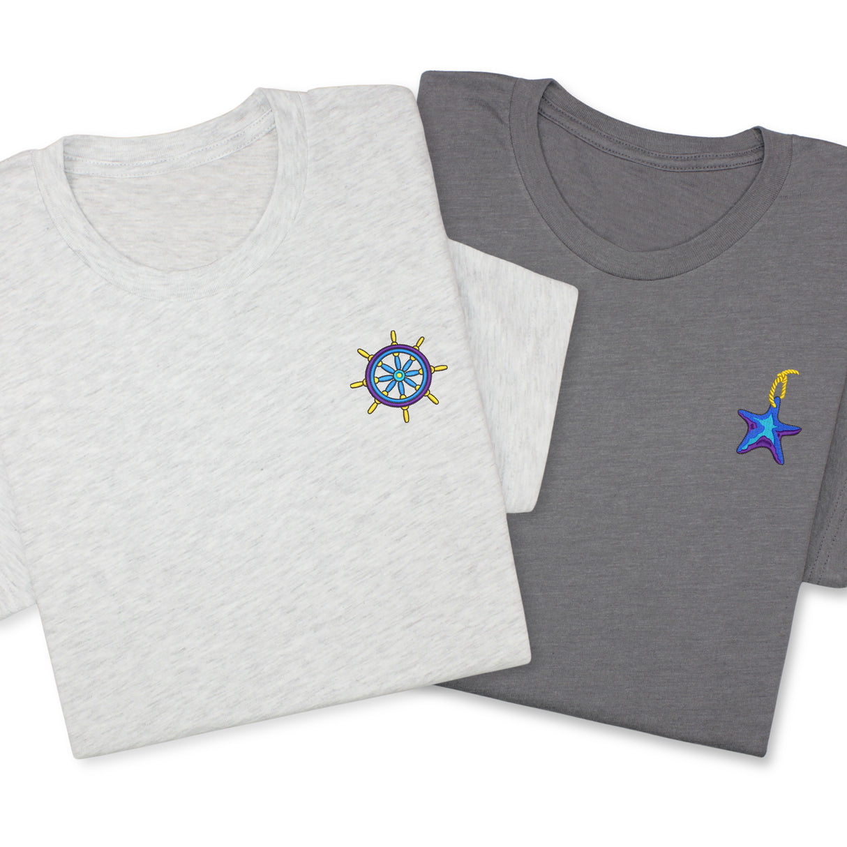 Custom Fish Embroidered T-Shirt, Tropical & Betta Fish Design, Ocean Lover Tee, Cute Marine Animal Shirt, Personalized Sea Life Gift Unisex