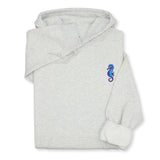 Ocean Life Embroidered Hoodie & Sweatshirt, Minimalist Marine Design, Coastal Aesthetic Pullover, Nautical Embroidery Unisex Gift