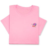 Embroidered Artist Palette T-Shirt, Colorful Creative Tee Gift Unisex