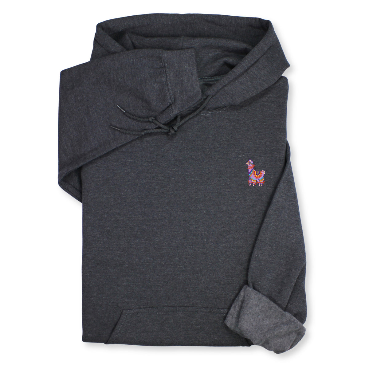 Colorful Llama Embroidered Hoodie & Sweatshirt, Cute Animal Lover Top, Fun Boho Style Gift, Unique Unisex Apparel for Her & Him