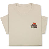 Embroidered Hedgehog T-Shirt  Cute Forest Animal Tee Gift Unisex