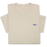 Tiny Fish Embroidered T-Shirt, Minimalist Aquatic Animal Tee, Small Fish Design Shirt, Ocean-Inspired Gift, Cute Sea Life Unisex Cotton Tee