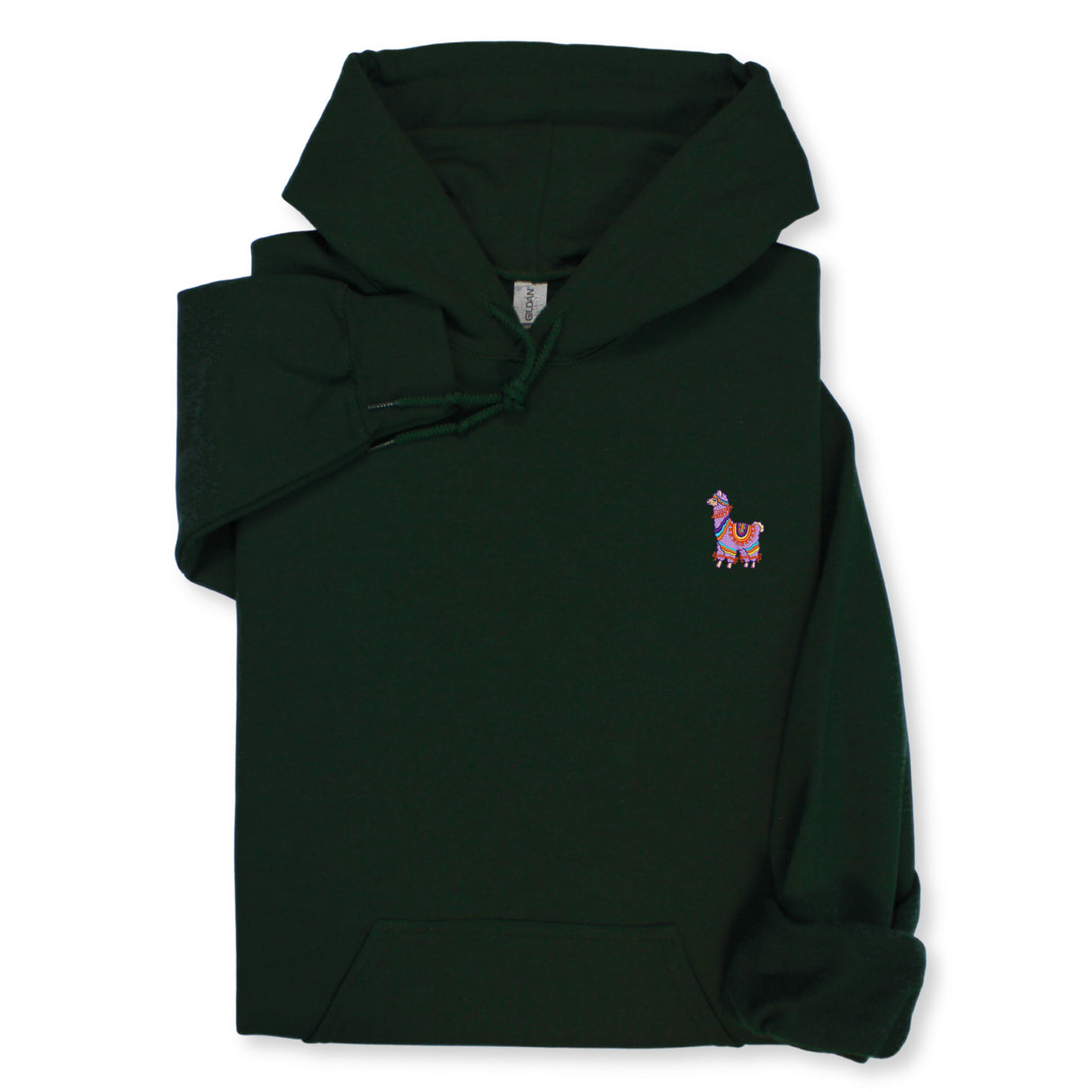 Colorful Llama Embroidered Hoodie & Sweatshirt, Cute Animal Lover Top, Fun Boho Style Gift, Unique Unisex Apparel for Her & Him