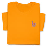 Colorful Llama Embroidered T-Shirt, Cute Alpaca Graphic Tee, Boho Animal Shirt, Fun Andean Wildlife Gift for Her & Him, Festival Style Top