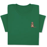 Otter Embroidered T-Shirt, Cute Animal Design Tee, Playful Wildlife Gift, Cozy Nature Inspired Shirt Whimsical Embroidery for Animal Lovers