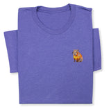 Funny Capybara Embroidered T-shirt Gift, Embroidered Capybara T-shirt Unisex, Capybara Crewneck, Cute Capybara Gift, Animal T-shirt