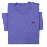 Embroidered Artist Palette T-Shirt, Colorful Creative Tee Gift Unisex