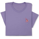 Colorful Llama Embroidered T-Shirt, Cute Alpaca Graphic Tee, Boho Animal Shirt, Fun Andean Wildlife Gift for Her & Him, Festival Style Top