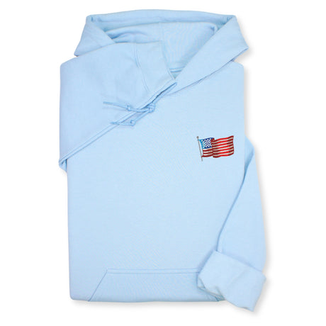 American Flag Embroidered Hoodie & Sweatshirt, Patriotic USA Pride Gift, 4th of July Unisex Apparel, Independence Day Outfit