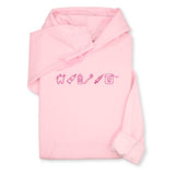 Custom Dental Embroidered Hoodie & Sweatshirt, Tooth Icons Design, Dentist Hygienist Gift, Dental Assistant Unisex Workwear