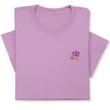 Embroidered Artist Palette T-Shirt, Colorful Creative Tee Gift Unisex