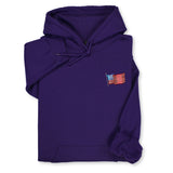 American Flag Embroidered Hoodie & Sweatshirt, Patriotic USA Pride Gift, 4th of July Unisex Apparel, Independence Day Outfit