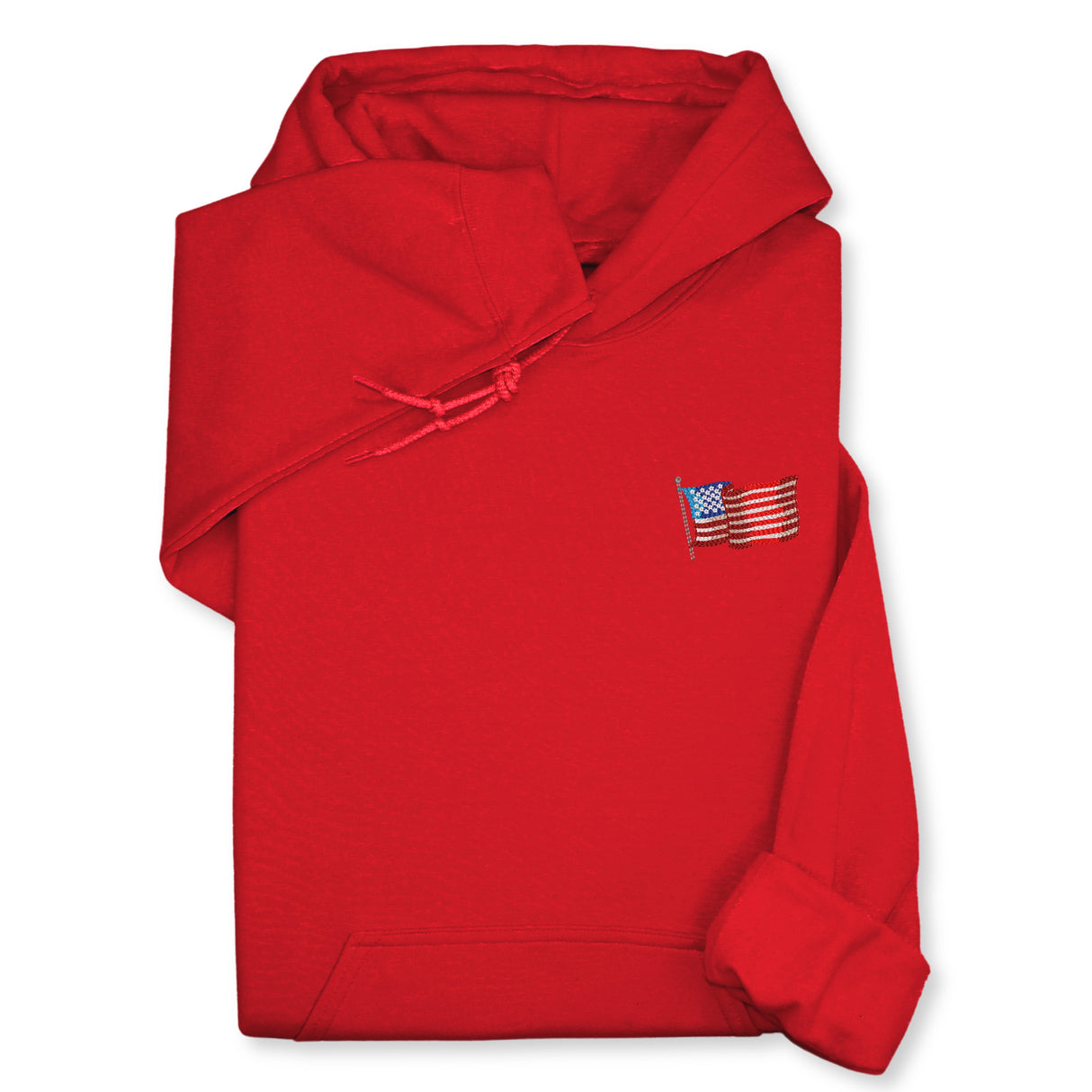 American Flag Embroidered Hoodie & Sweatshirt, Patriotic USA Pride Gift, 4th of July Unisex Apparel, Independence Day Outfit