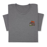 Embroidered Hedgehog T-Shirt  Cute Forest Animal Tee Gift Unisex