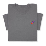 Embroidered Artist Palette T-Shirt, Colorful Creative Tee Gift Unisex