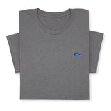 Tiny Fish Embroidered T-Shirt, Minimalist Aquatic Animal Tee, Small Fish Design Shirt, Ocean-Inspired Gift, Cute Sea Life Unisex Cotton Tee