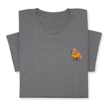 Funny Capybara Embroidered T-shirt Gift, Embroidered Capybara T-shirt Unisex, Capybara Crewneck, Cute Capybara Gift, Animal T-shirt
