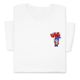 Patriotic Gnome USA T-Shirt, 4th of July Gnome Graphic Tee, American Flag Gnome Shirt, Independence Day Gift for Men & Women