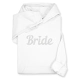 Bride Hoodie & Sweatshirt with Silver Thread Embroidery – Elegant Bridal Pullover, Diamond Detail, Bachelorette Gift, Wedding Morning Outfit